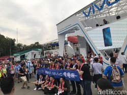 Vivo dan Si Cantik Nex Tebar Pesona di Final Piala Dunia