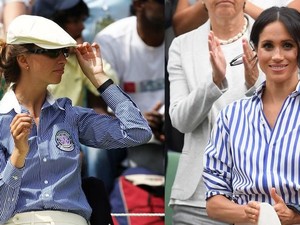 Meghan Markle Modis di Wimbledon, Netizen Bilang Mirip Hakim Garis