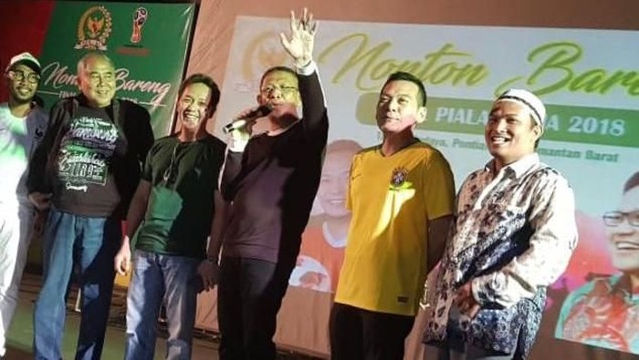 Prancis Juara, Begini Kemeriahan Nobar Piala Dunia di Pontianak