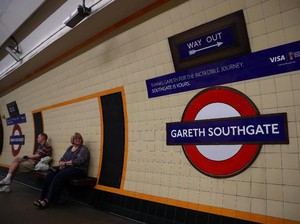 Gareth Southgate Jadi Nama Stasiun Kereta Bawah Tanah