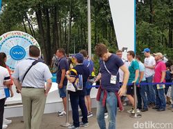 Vivo dan Si Cantik Nex Tebar Pesona di Final Piala Dunia