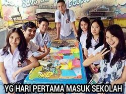 Kumpulan Meme Lucu Hari Pertama Sekolah