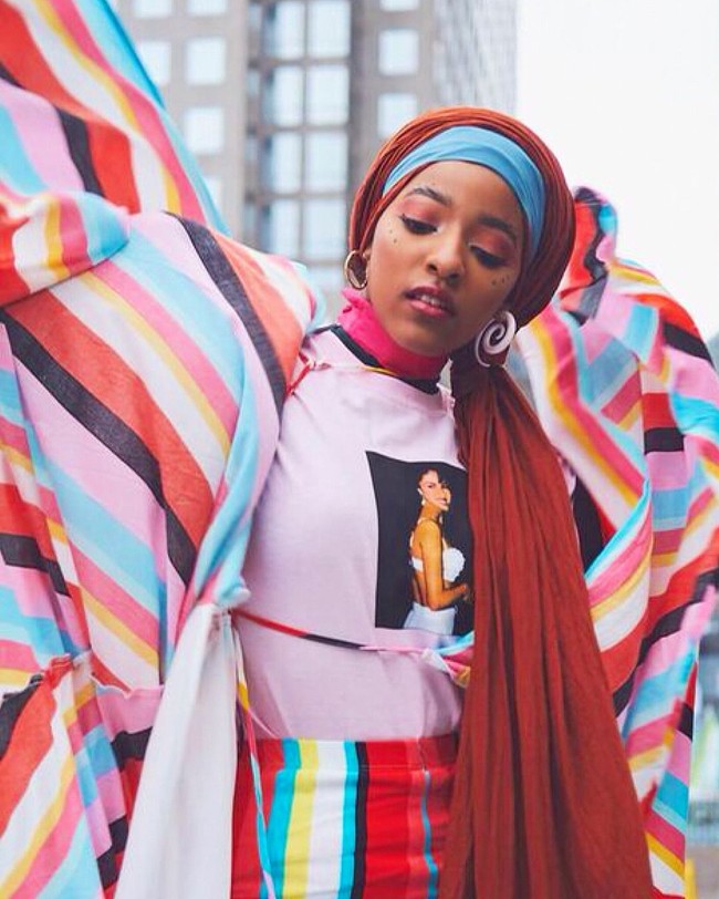 Setelah kontes Miss Muslimah USA 2018, nama Samantha mulai populer. Kini, followers di Instagram-nya masih sedikit tapi setiap unggahan riasan uniknya selalu mendapatkan respons yang ramai. (Foto: Instagram/chic.nunar)