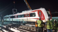 Sebanyak delapan rangkaian kereta LRT Jakarta buatan PT Hyundai Roterm ini akan beroperasi di jalur sepanjang 5,8 km dari Kelapa Gading menuju Veldrome di Rawamangun.