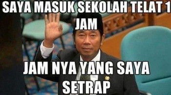 Beda kalau sama pak haji Lulung. (Foto: internet)