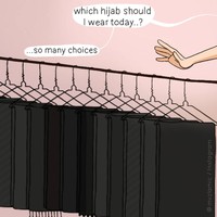 Sama dengan pakaian, memilih hijab yang akan dipakai setiap pagi merupakan tantangan tersendiri. Lucunya, biasanya warna hijab yang dimiliki hijabers tak jauh berbeda, seperti warna lipstik. Foto: @mvzlamic