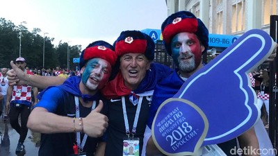 Kehebohan Fans Usai Final Piala Dunia 2018