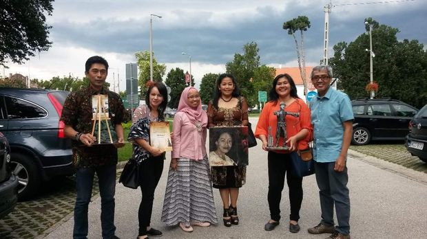 Pelukis Indonesia Juarai Lomba Lukis Internasional di Hungaria