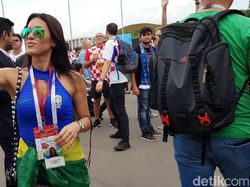 Vivo dan Si Cantik Nex Tebar Pesona di Final Piala Dunia