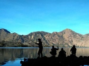 Gempa NTB Bikin Longsor di Gunung Rinjani