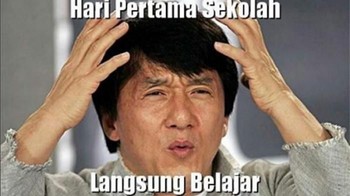 Iya dong, biar otaknya tajem lagi usai libur panjang. (Foto: internet)