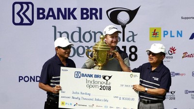 JK Hadiri BRI Indonesia Golf Open 2018