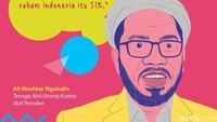 Tenaga Ahli Utama Kantor Staf Presiden, Ali Mochtar Ngabalin. Foto: Nadia Permatasari/Infografis.