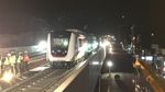 Seluruh Rangkaian Kereta LRT Jakarta Sudah Mendarat di Atas Rel