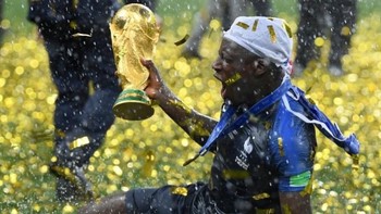 Kegembiraan tiada tara Benjamin Mendy. Foto: istimewa
