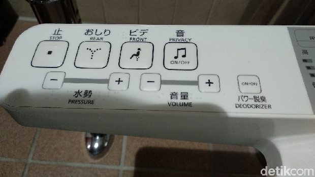 Fitur canggih di jamban 