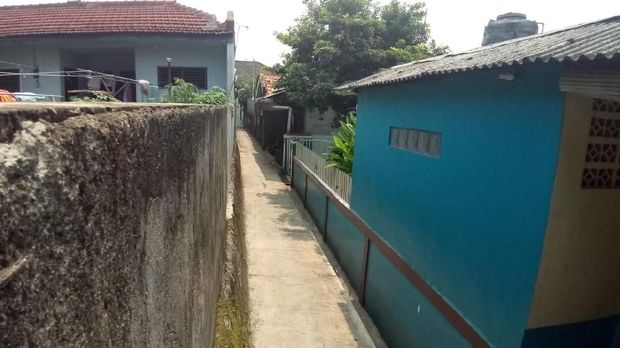 Lokasi pembegalan payudara mahasiswi di Kelapa Dua, Depok