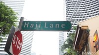 Inilah Haji Lane, salah satu spot mural terkenal di Singapura (Shinta/detikTravel)