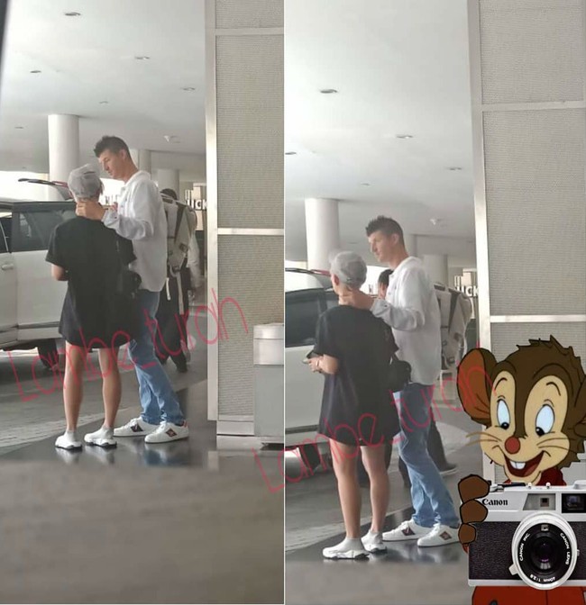 Beredar sebuah foto yang diunggah di akun gosip, Agnes Monica bersama dengan seorang pria bule. Pada foto tersebut memperlihatkan Agnes yang mengenakan T-shirt hitam dirangkul oleh pria yang berada di sebelahnya. Foto: Instagram