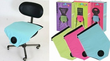 Merasa udara di luar sangat panas? Aero Seat Cooling Cushion dapat membantu membuat penggunanya terasa sejuk jika ingin duduk di cuaca yang sedang terik-teriknya. Caraya mudah, letakkan saja di kursi. (Foto: internet)