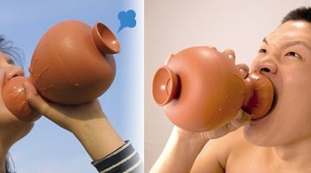 Sedang merasa sedih, kesal, marah, dan ingin berteriak kepada seseorang, namun ingin tetap terdengar halus dalam berkata? Shouting Vase ini dapat menjadi medium untuk mengungkapkan kekesalan dengan mengubah teriakan penggunanya sehingga memancarkan versi yang lebih lembut.  (Foto: internet)