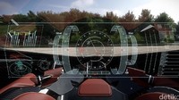 Pemandangan dari kokpit mobil terbang Aston Martin. Foto: Aston Martin