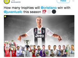 Ronaldo Mendarat di Juventus, Media Sosial Meletus