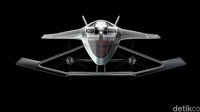 Mobil terbang mewah ini dikembangkan bersama Cranfield University, Cranfield Aerospace Solutions dan Rolls-Royce. Volante Vision Concept adalah pesawat pribadi super mewah. Foto: Aston Martin