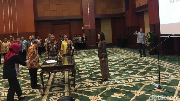 Sri Mulyani Lantik Dua Pejabat Eselon I Kemenkeu