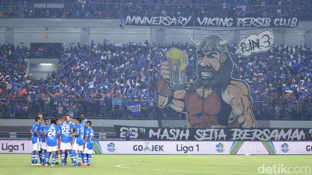 Persib Bandung. (Foto: Wisma Putra/detikcom)