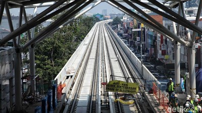 Diresmikan 10 Agustus, Begini Penampakan Proyek LRT Jakarta