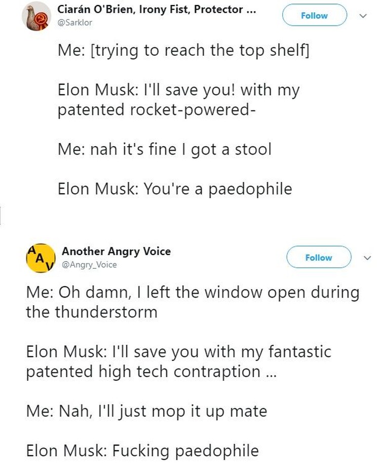 Meme Lucu  Elon Musk Asal Tuduh Pedofil Foto 2