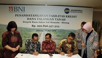 PT Bank Negara Indonesia (BNI) turut membiayai Proyek Jalan Tol Ruas Manado - Bitung yang hak pengelolaannya dipegang oleh PT Jasamarga  Manado Bitung (JMB) perusahaan yang dimiliki oleh tiga BUMN, yaitu PT Jasa Marga, PT Wijaya Karya, dan PT Pembangunan Perumahan.