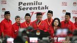 Daftarkan Bacaleg ke KPU, PDIP Kompak Salam Metal