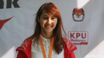 Tokoh politik muda, Tsamara Amany Alatas, tampaknya juga punya akun YouTube yang bahkan sudah ada sejak 2015 walaupun channel itu baru punya empat video saja. Foto: Ari Saputra.