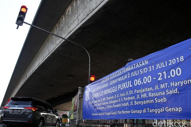 Ganjil Genap ala Asian Games Diklaim Bikin Masyarakat Happy
