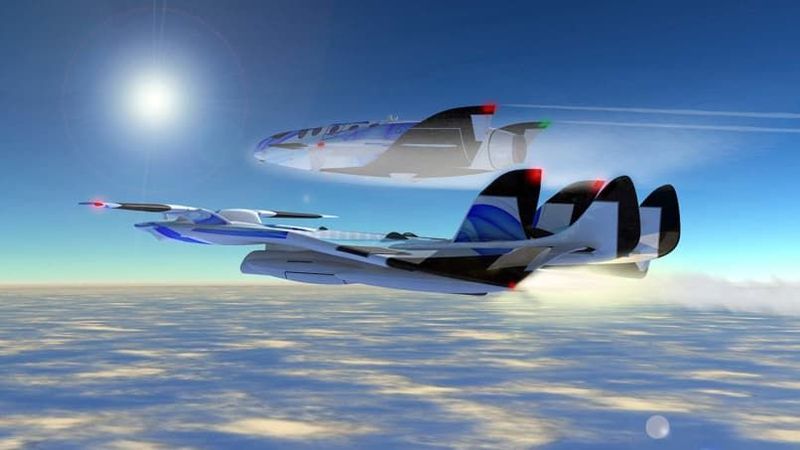 Konsep yang ini masih dalam keluarga XLDron. Pesawat yang dirancang untuk pasar pariwisata luar angkasa (Oscar Vinals/CNN Travel)