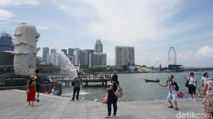 Merlion Park Singapura