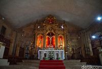 Patung Yesus yang terbuat dari emas  (Syanti/detikTravel)