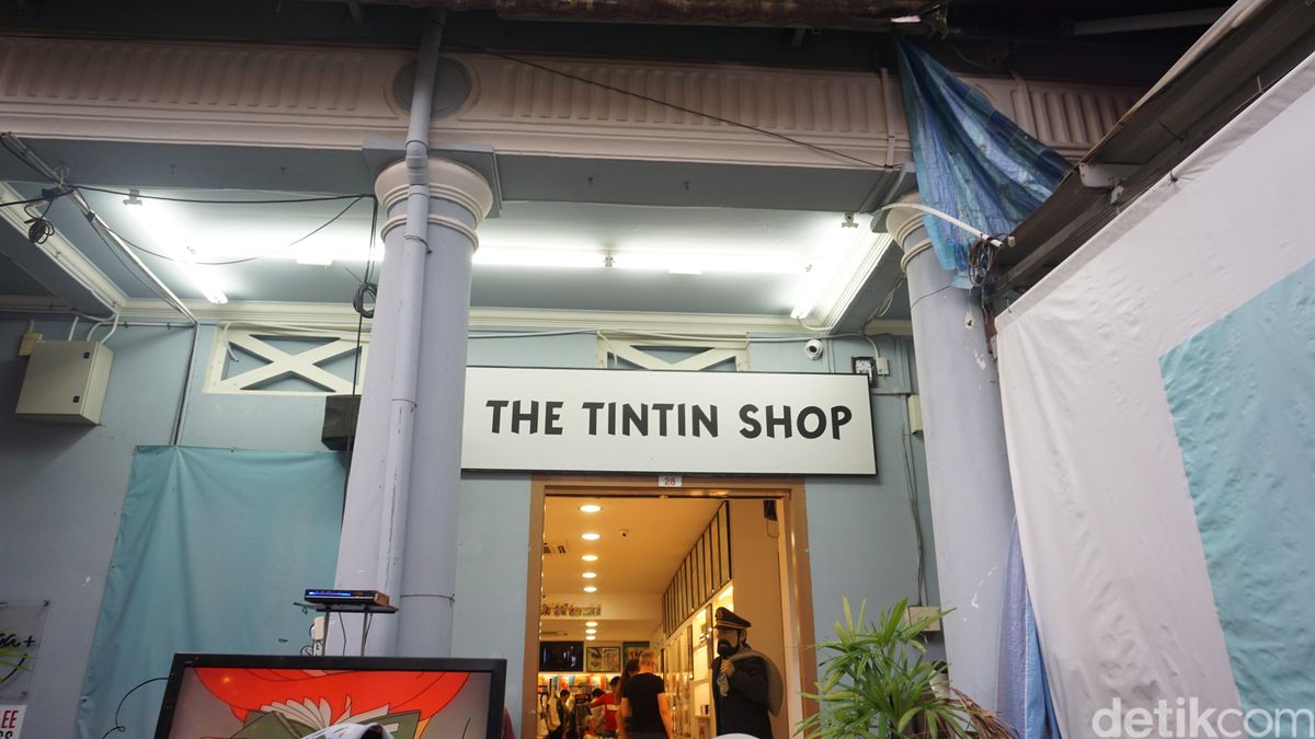 Foto: Toko Suvenir Serba Karakter Tintin, Lucu Banget!