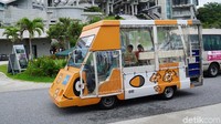  Jika belum puas kamu juga bisa berkeliling mengitari komplek taman hiburan ini menggunakan mobil dengan biaya 200 yen (Masaul/detikTravel) 