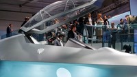 Saat ini, jet tempur Tempest masih dalam pengembangan. Nantinya Tempest akan mulai digunakan militer Inggris tahun 2035 mendatang. Foto: AFP PHOTO/Tolga AKMEN