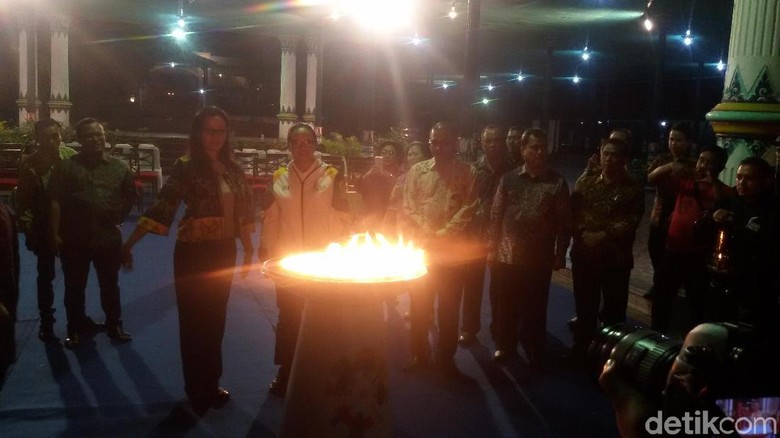 Malam Ini, Api Obor Asian Games Diinapkan di Keraton Yogyakarta Malam Ini, Api Obor Asian Games Diinapkan di Keraton Yogyakarta
