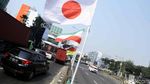 Ini Bendera Peserta Asian Games yang Diikat Bambu