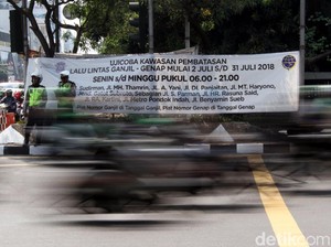 Pondok Indah dan Jl Benyamin Sueb Kemayoran Kini Bebas Ganjil-Genap