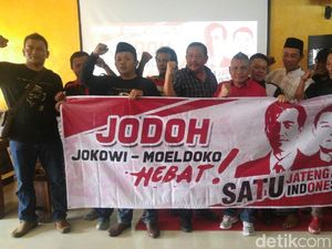 Pendukung Jokowi-Moeldoko di Semarang Janjikan 5 Juta Suara
