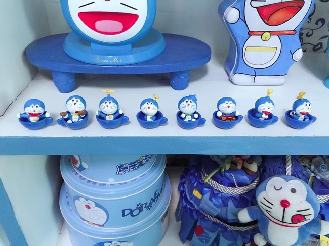 Pernak-pernik Doraemon yang menggemaskan. Foto: Instagram/@reghinakarwur