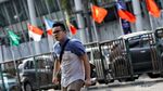 Ini Bendera Peserta Asian Games yang Diikat Bambu