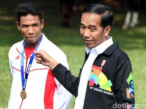 Sanjungan Tinggi Jokowi untuk Zohri, Pemuda Tercepat di Dunia