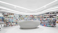 Desain dan konstruksi Toko Buku Zhongshu dilakukan selama 600 hari. Inhabitat.com/CreatAR Images.